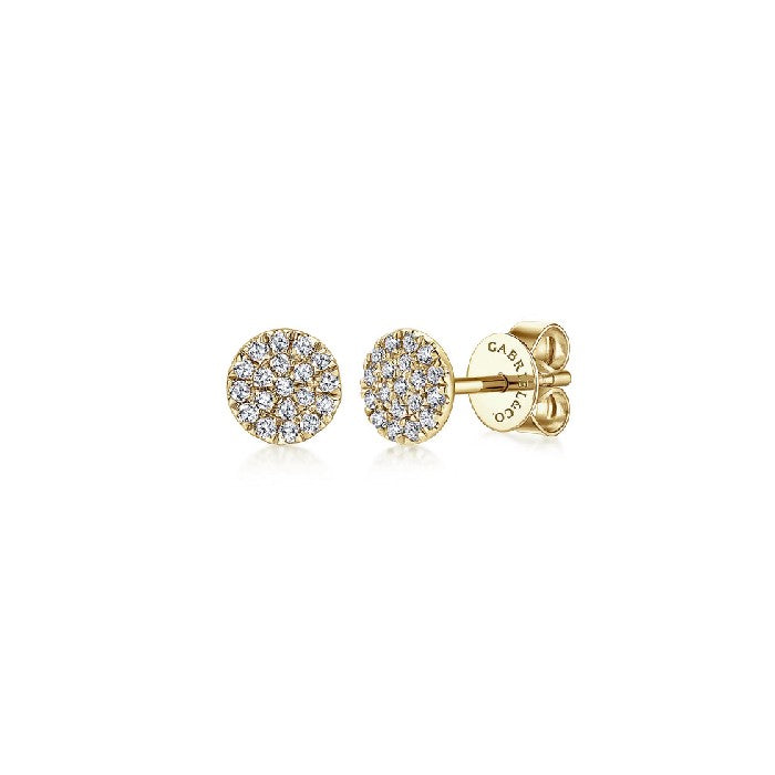 Gabriel & Co. Pave Diamond Stud Earrings