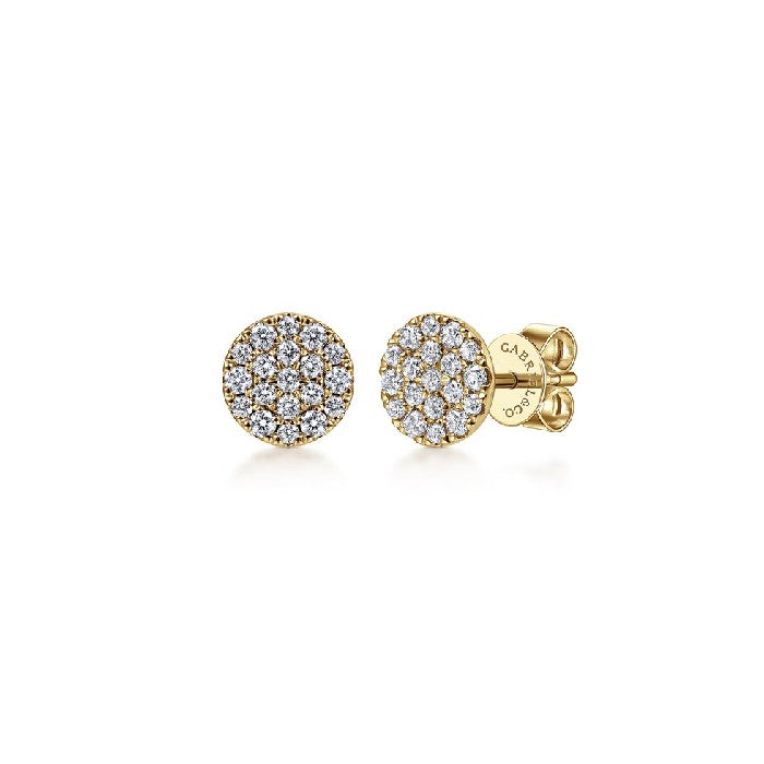 Gabriel & Co. Pave Diamond Stud Earrings