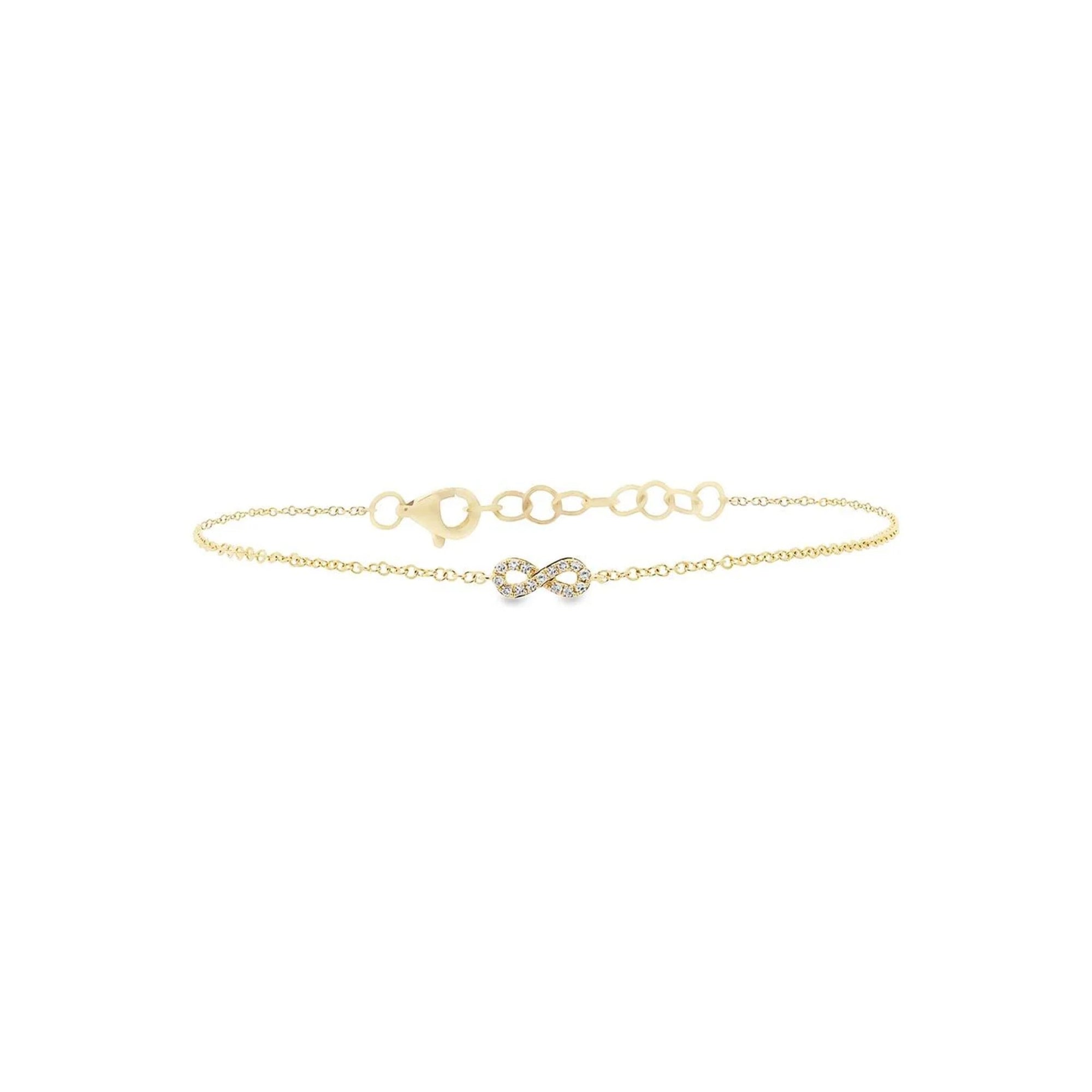 Shy Creation Diamond Infinity Bracelet