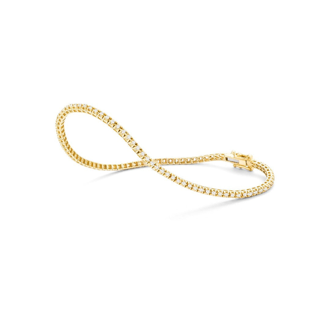 Yellow Gold Diamond .50ctw Tennis Bracelet