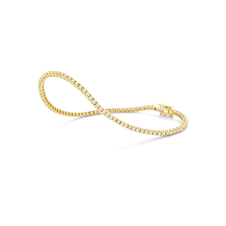Yellow Gold Diamond .50ctw Tennis Bracelet
