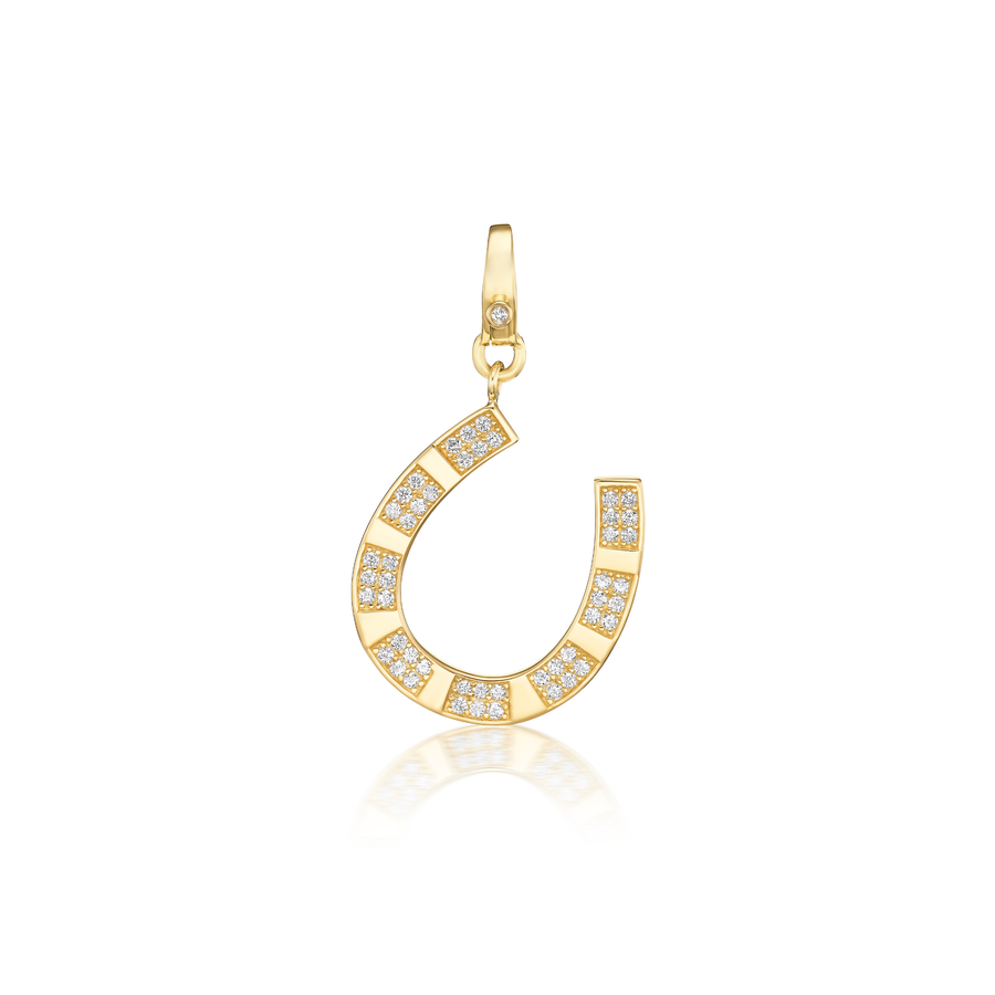 Tara Mikolay Diamond Horseshoe Charm