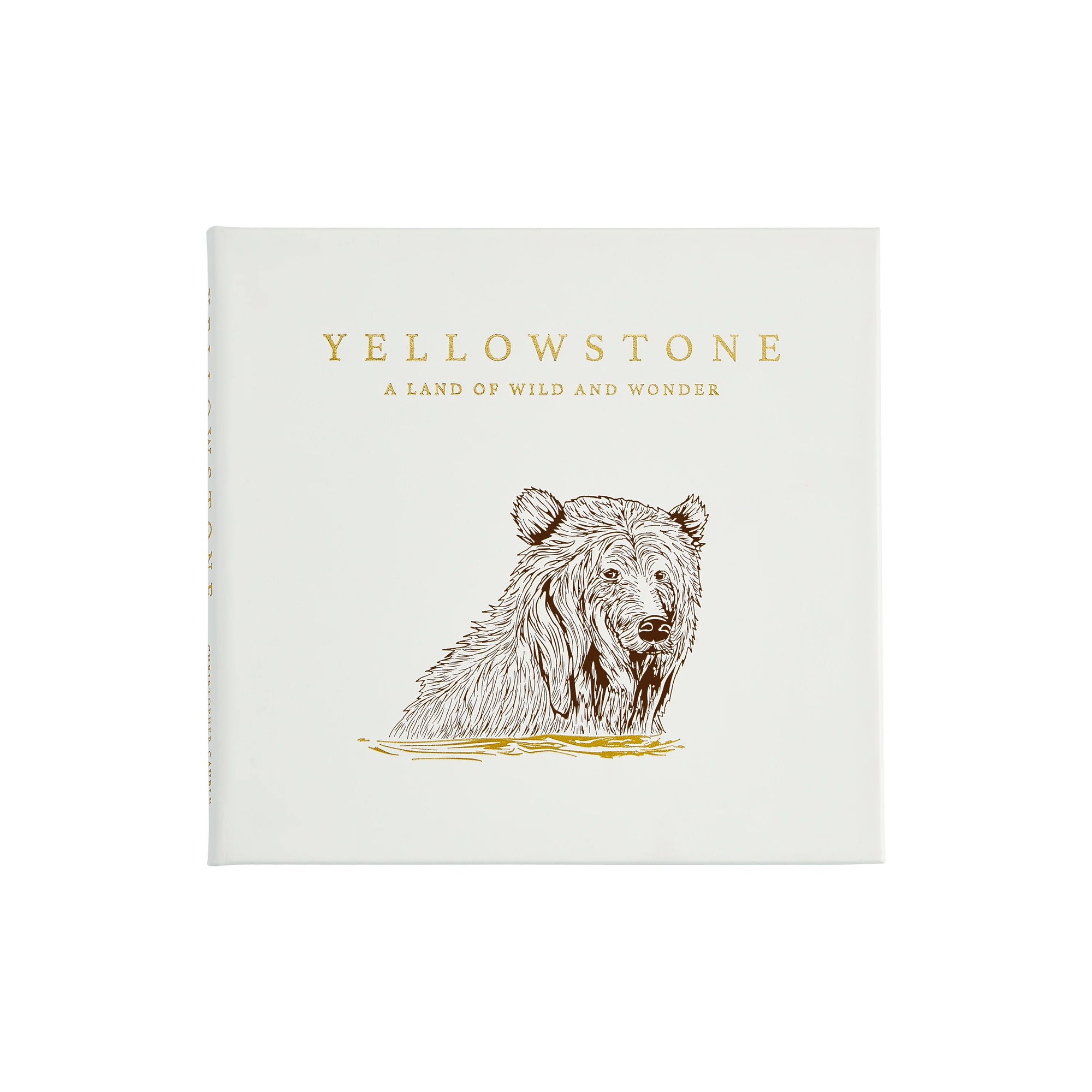 Yellowstone: A Land of Wild & Wonder Leather Bound Keepsake Book
