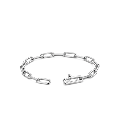 Ti Sento Milano Classic Rectangle Link Gilded Bracelet