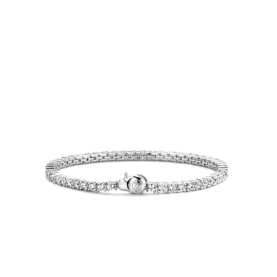 Ti Sento Milano White Zirconia Tennis Bracelet