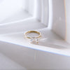 Veronica East-West Engagement Ring