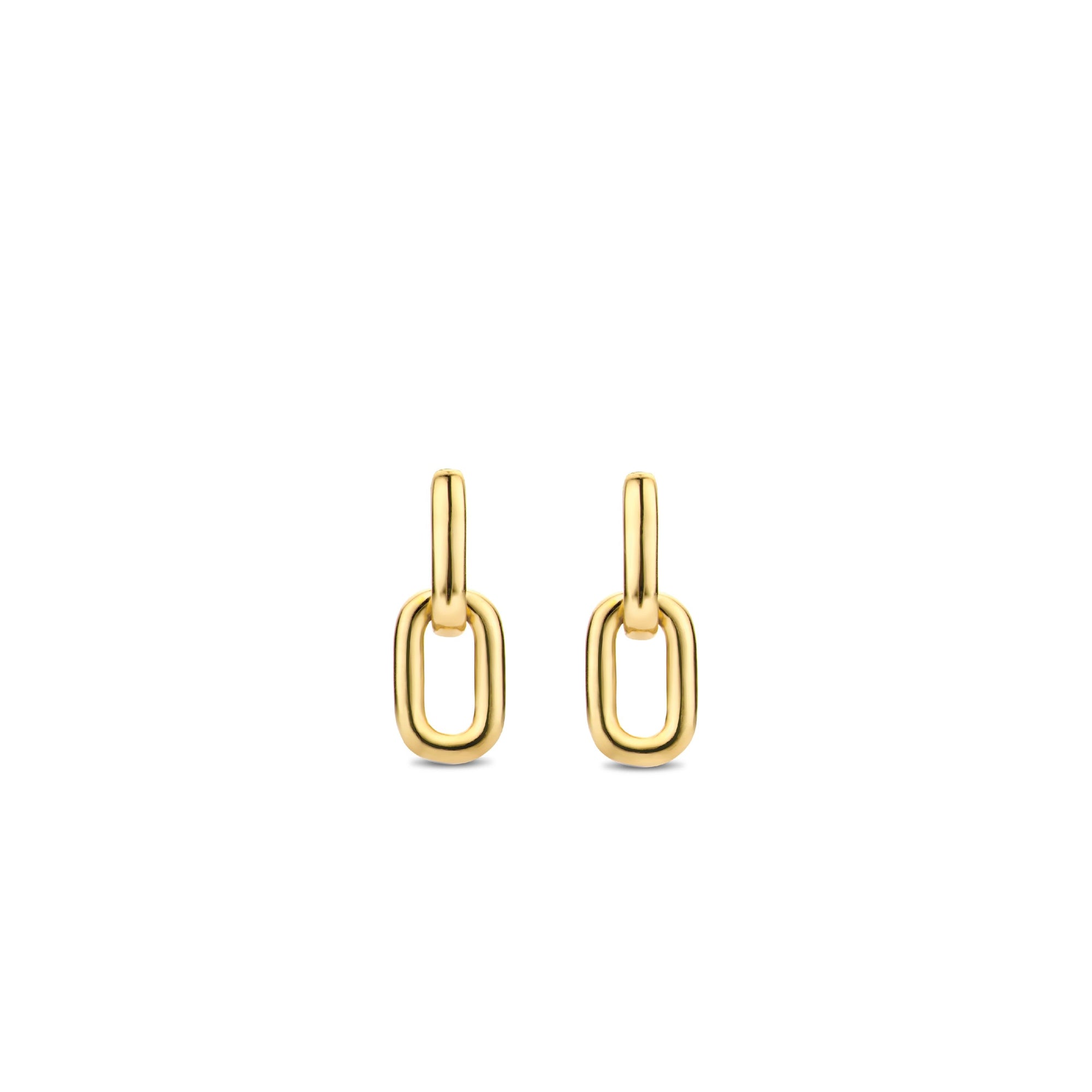Ti Sento Milano Gold Chain Link Earrings