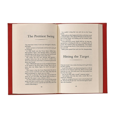 Harvey Penick's Little Red Leather Bound Keepsake Book
