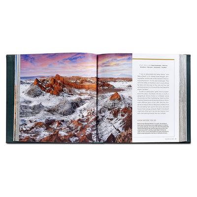 100 Hikes Of A Lifetime in Green Bonded Leather