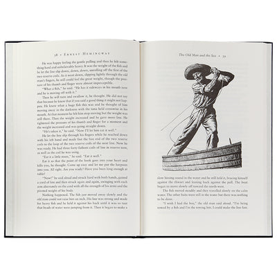 The Old Man And The Sea Navy Bonded Leather