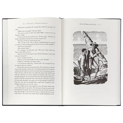 The Old Man And The Sea Navy Bonded Leather