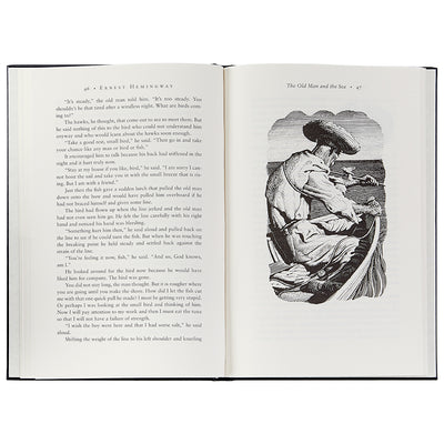 The Old Man And The Sea Navy Bonded Leather