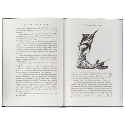 The Old Man And The Sea Navy Bonded Leather