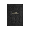 Viva Mezcal Black Bonded Leather Keepsake Book