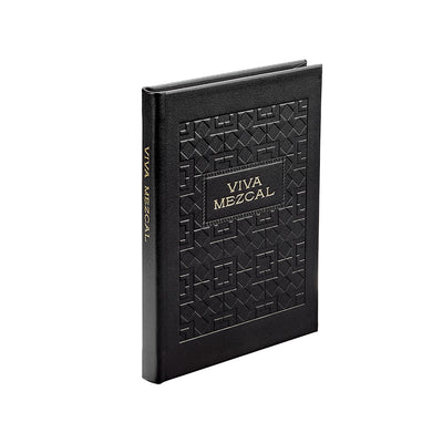 Viva Mezcal Black Bonded Leather Keepsake Book