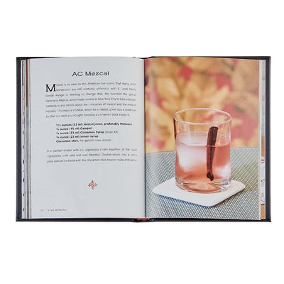 Viva Mezcal Black Bonded Leather Keepsake Book