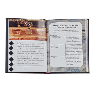 Viva Mezcal Black Bonded Leather Keepsake Book
