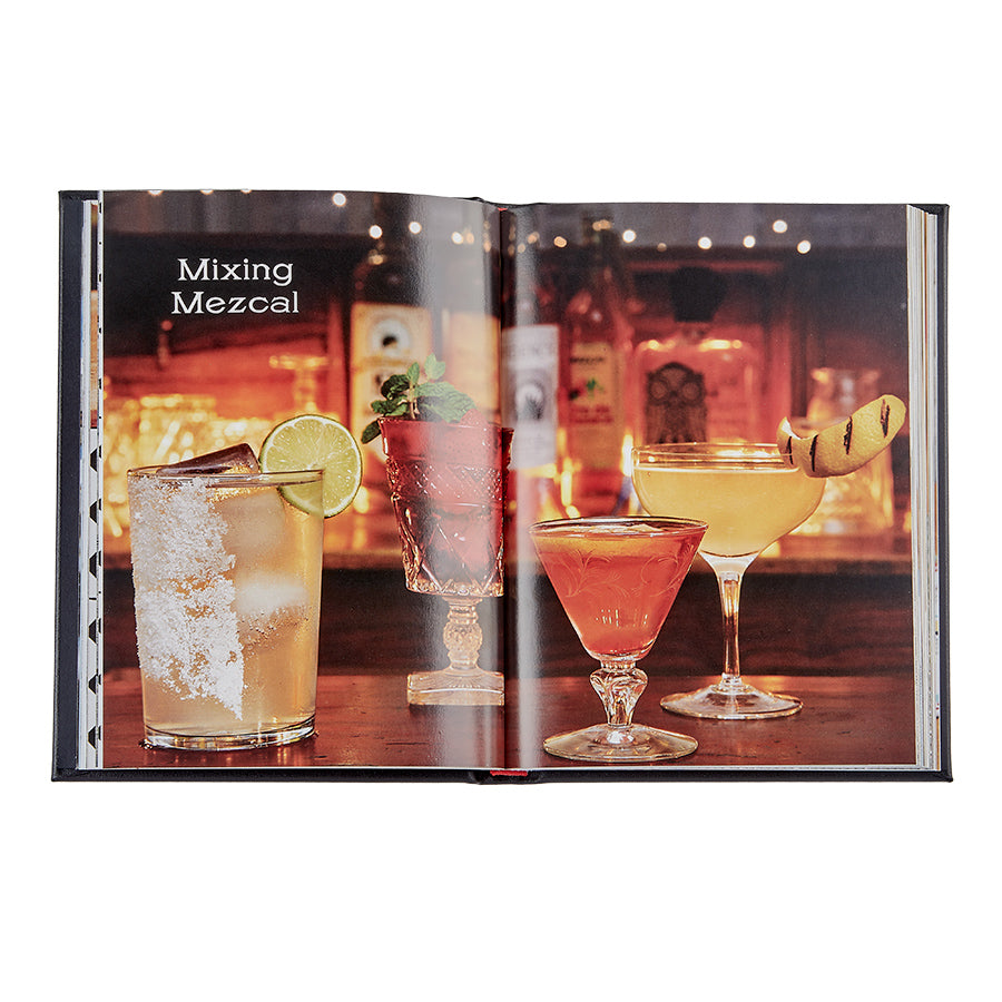 Viva Mezcal Black Bonded Leather Keepsake Book