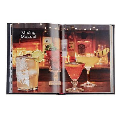 Viva Mezcal Black Bonded Leather Keepsake Book