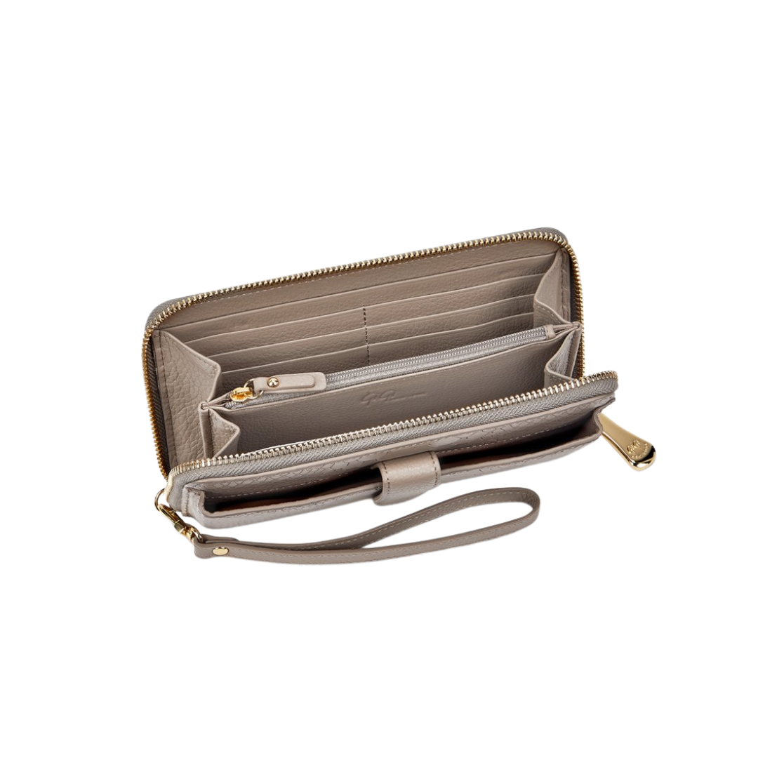 Gigi NY Python Leather City Wallet