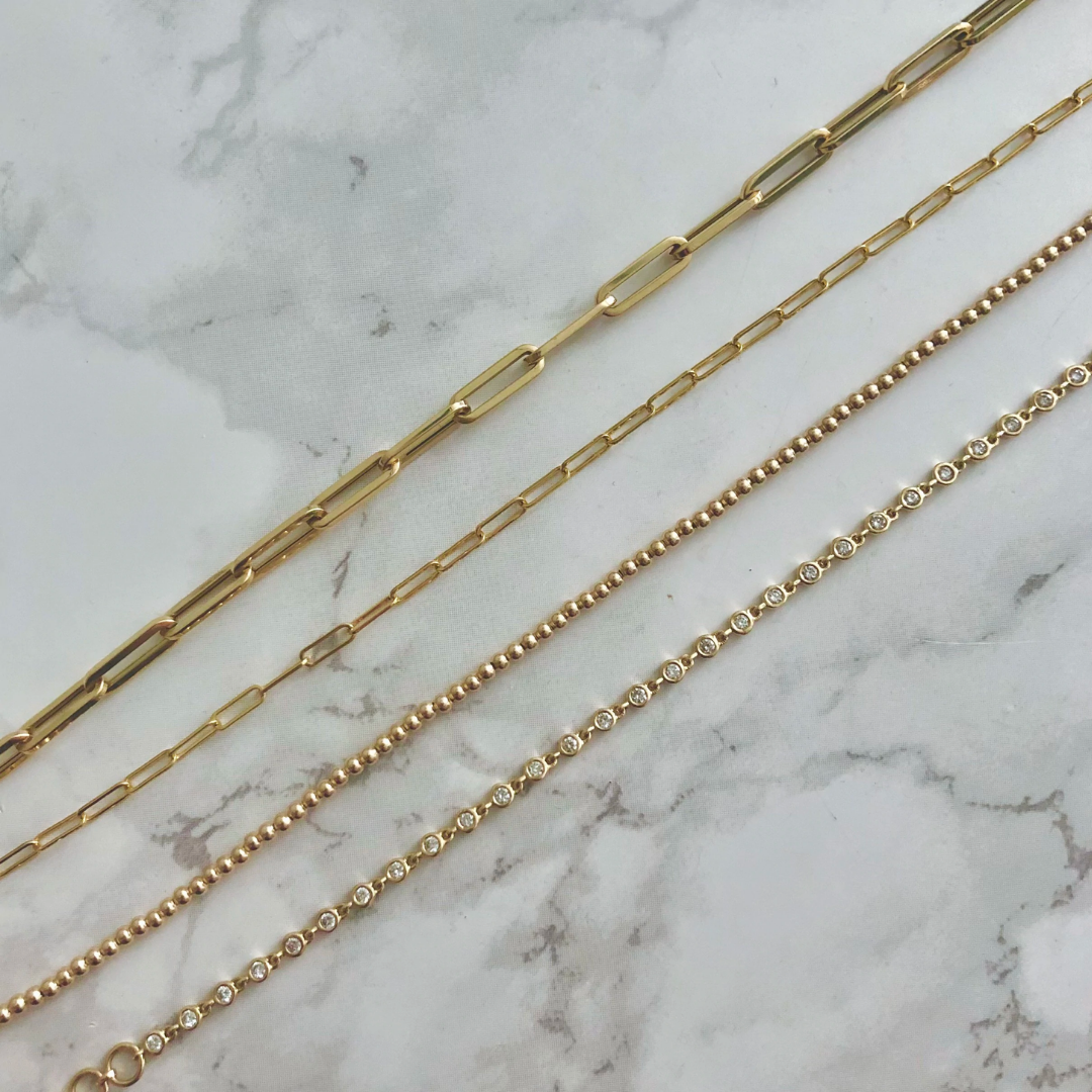 Rachel Reid Mini Diamond Bezel Necklace