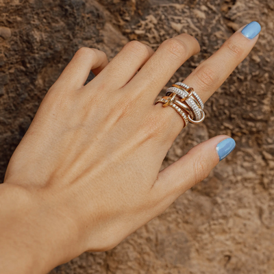 Spinelli Kilcollin Leo MX Tri-Color Ring