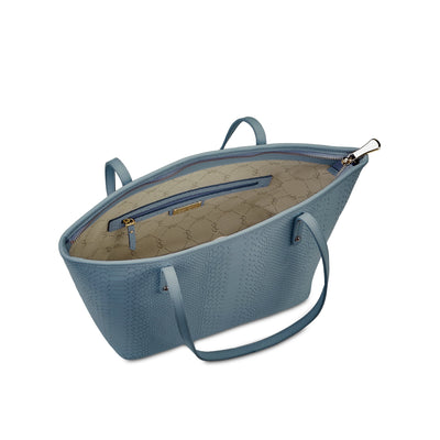 Gigi NY Python Leather Taylor Tote Bag