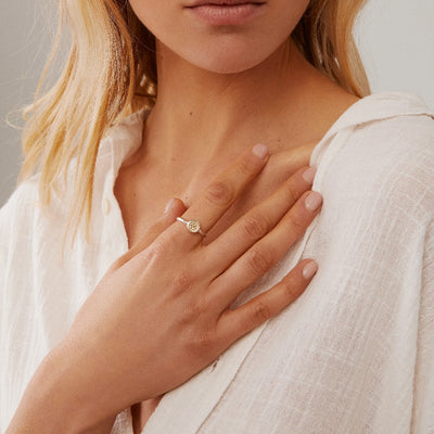 Anna Beck Classic Circle Two Tone Stacking Ring