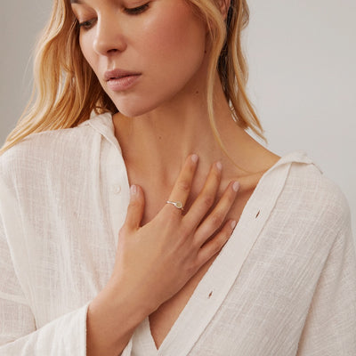 Anna Beck Classic Oval Stacking Ring