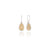 Anna Beck Dotted Two Tone Small Teardrop Earrings
