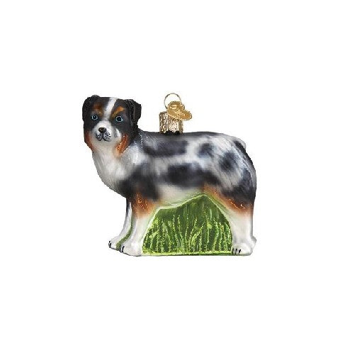Old World Christmas Australian Shepherd Ornament