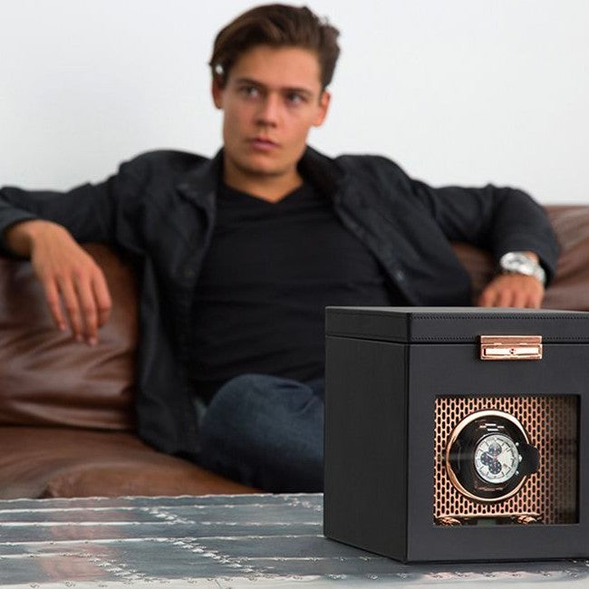 WOLF AXIS Single Winder with Storage in Copper