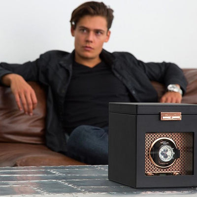 WOLF AXIS Single Winder with Storage in Copper