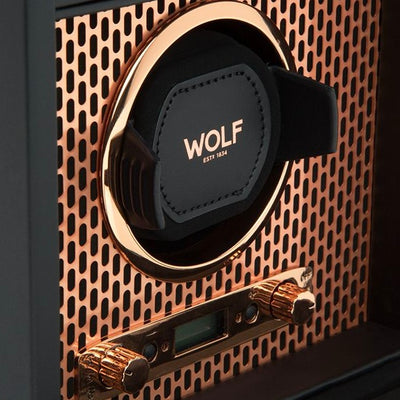 WOLF AXIS Single Winder with Storage in Copper