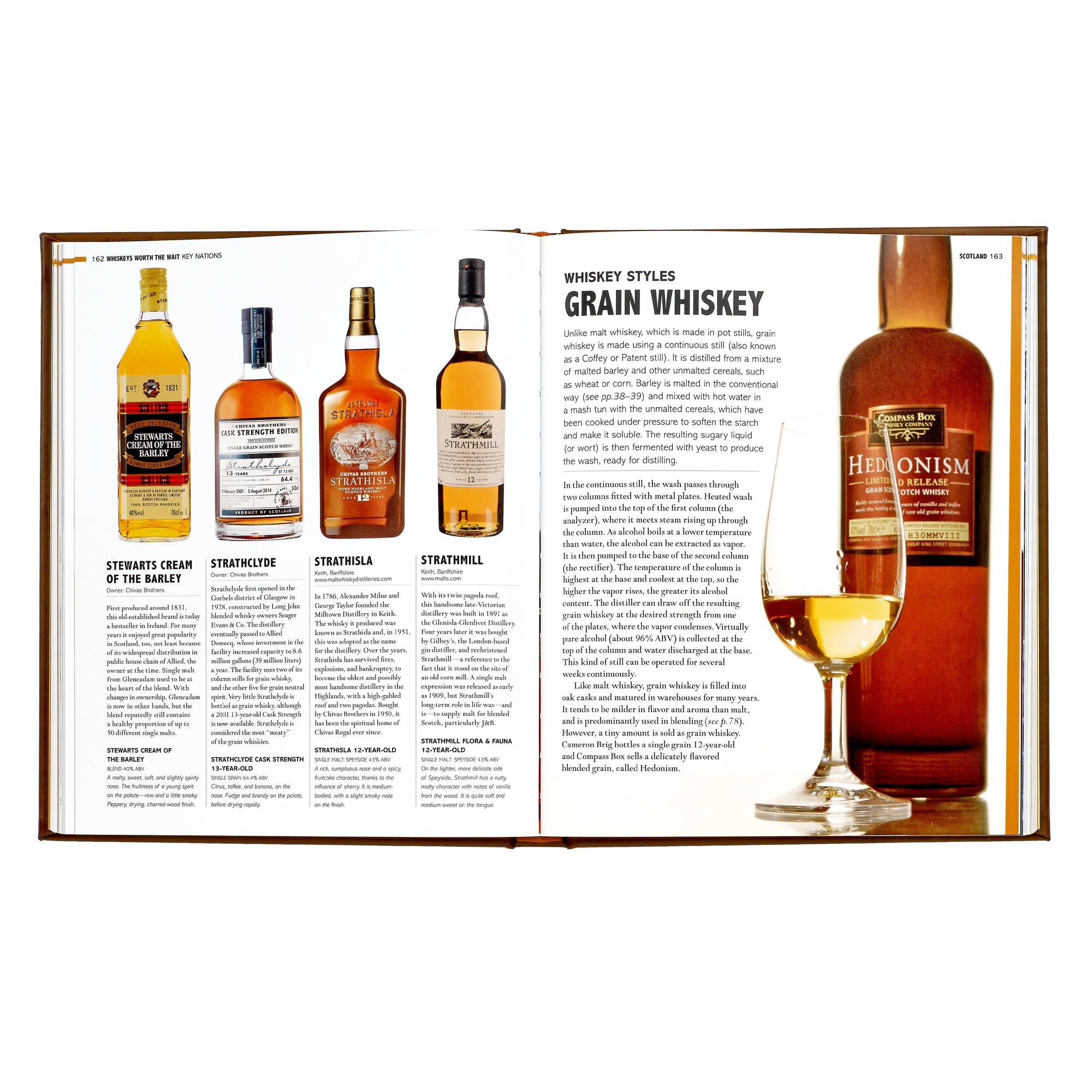 World Whiskey Leather Bound Book