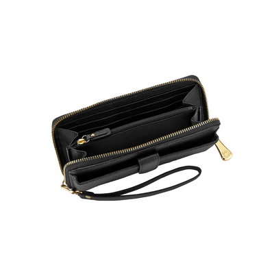 Gigi NY Python Leather City Wallet