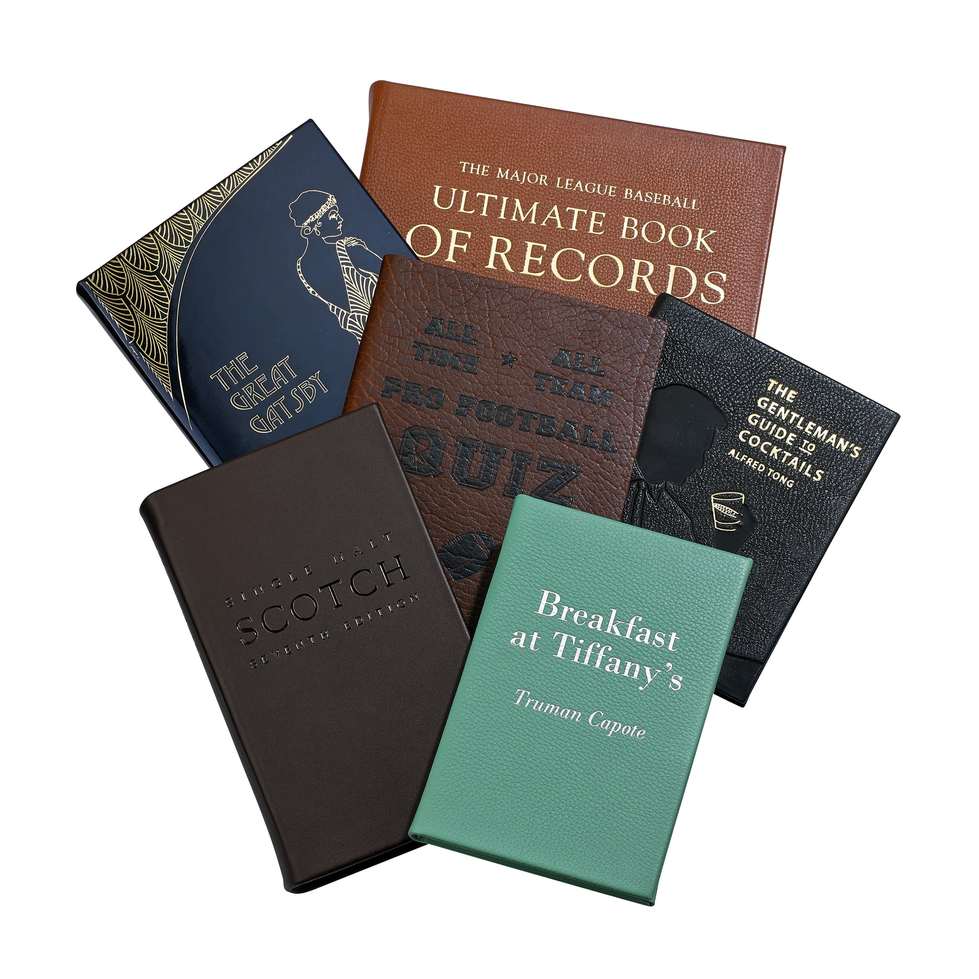 Single Malt Scotch Leather Bound Keepsake Bar Book