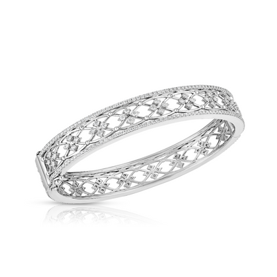 Scott Mikolay Celebration Diamond Oval Cuff Bracelet