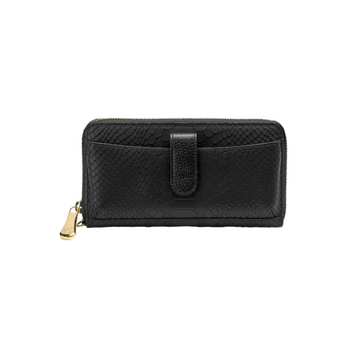 Gigi NY Python Leather City Wallet