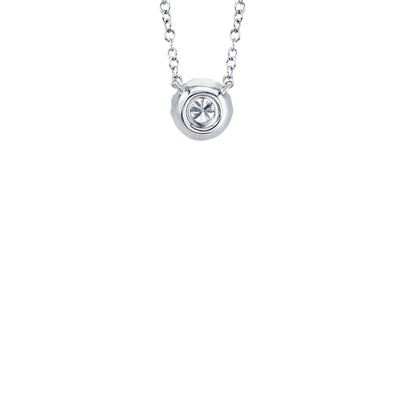 Shy Creation Petite Diamond Halo Necklace