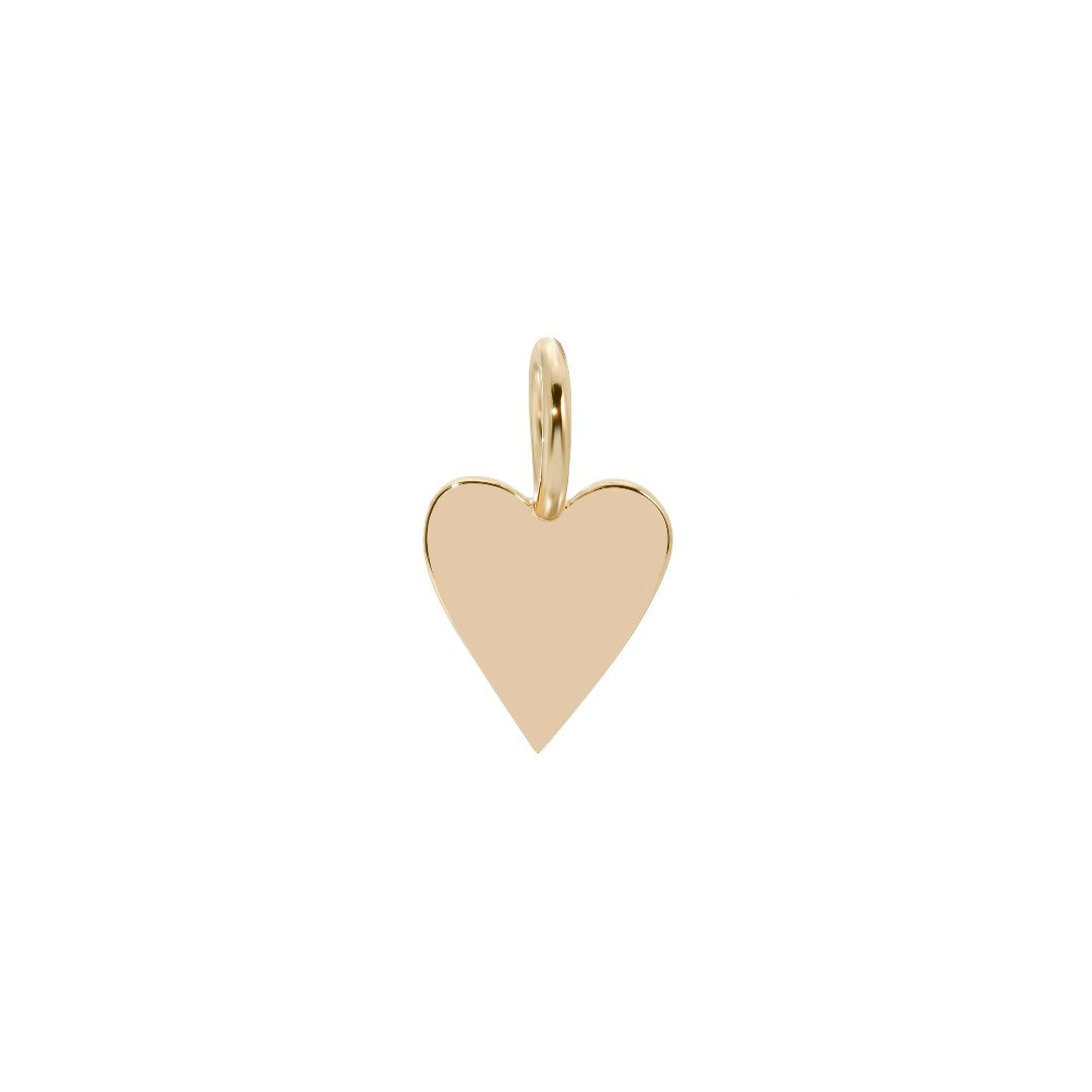 Eklexic Helena Small Heart Charm in Gold