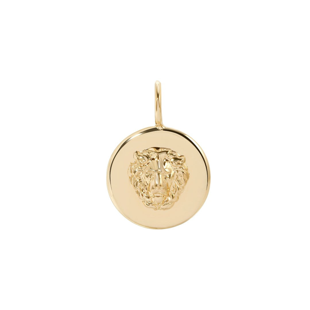 Eklexic Leni Lion Charm in Gold