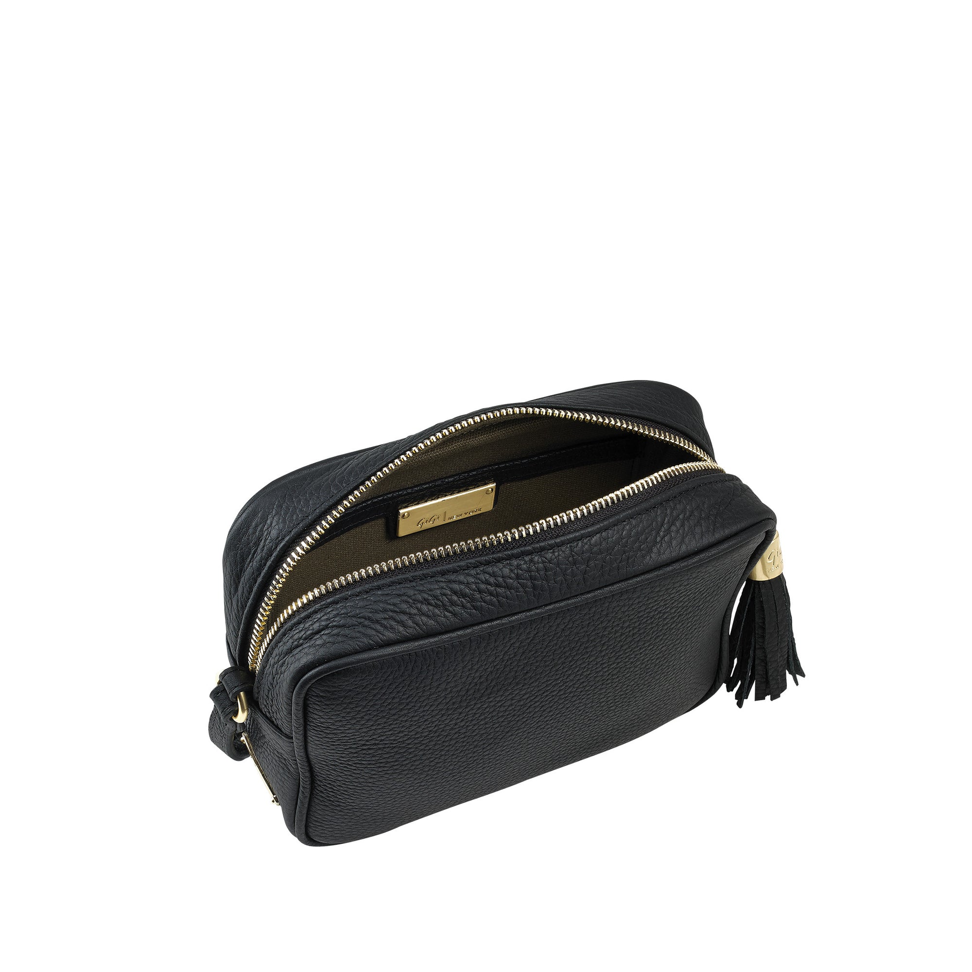 Gigi NY Pebble Leather Madison Crossbody