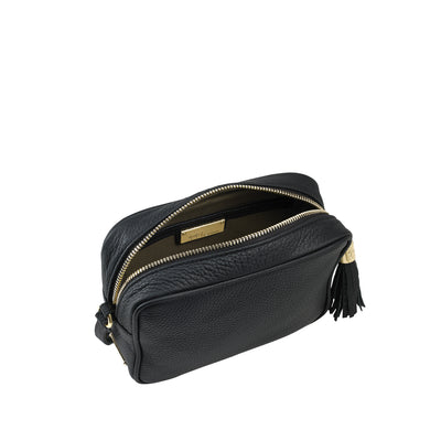 Gigi NY Pebble Leather Madison Crossbody