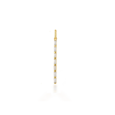 Rachel Reid Diamond Baguette Stick Charm