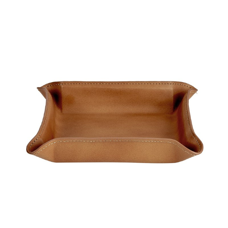 Leather Catchall Valet Tray