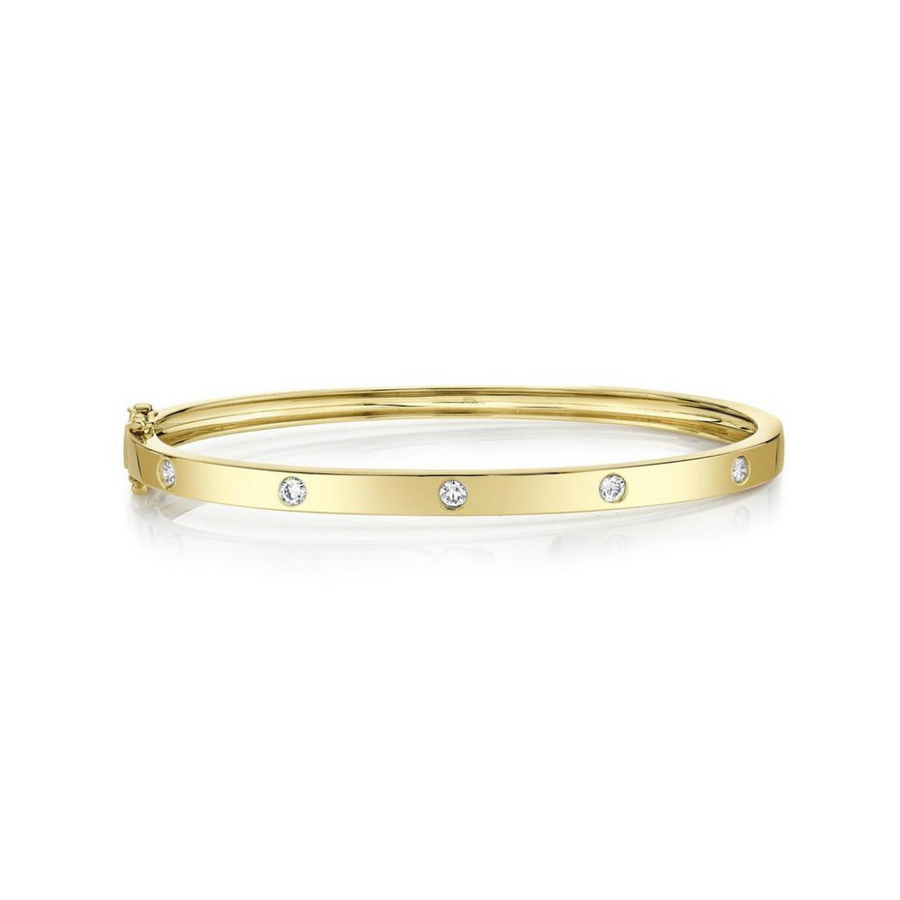 Shy Creation Burnished Diamond Bangle
