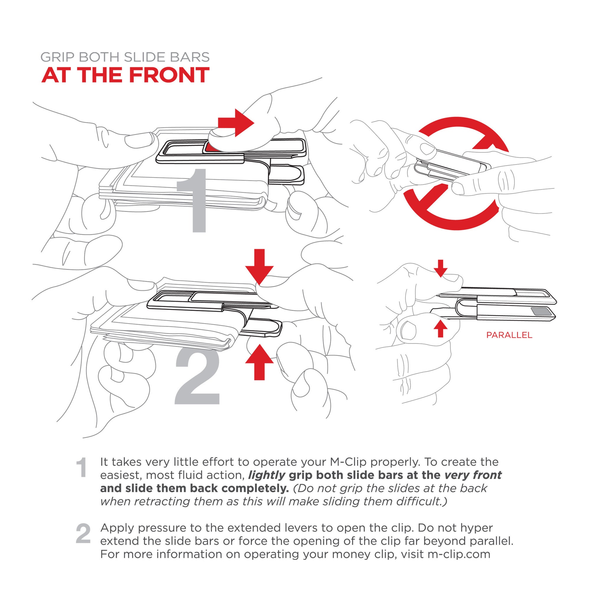 M-Clip Mother of Pearl Money Clip