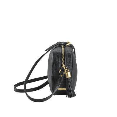 Gigi NY Pebble Leather Madison Crossbody