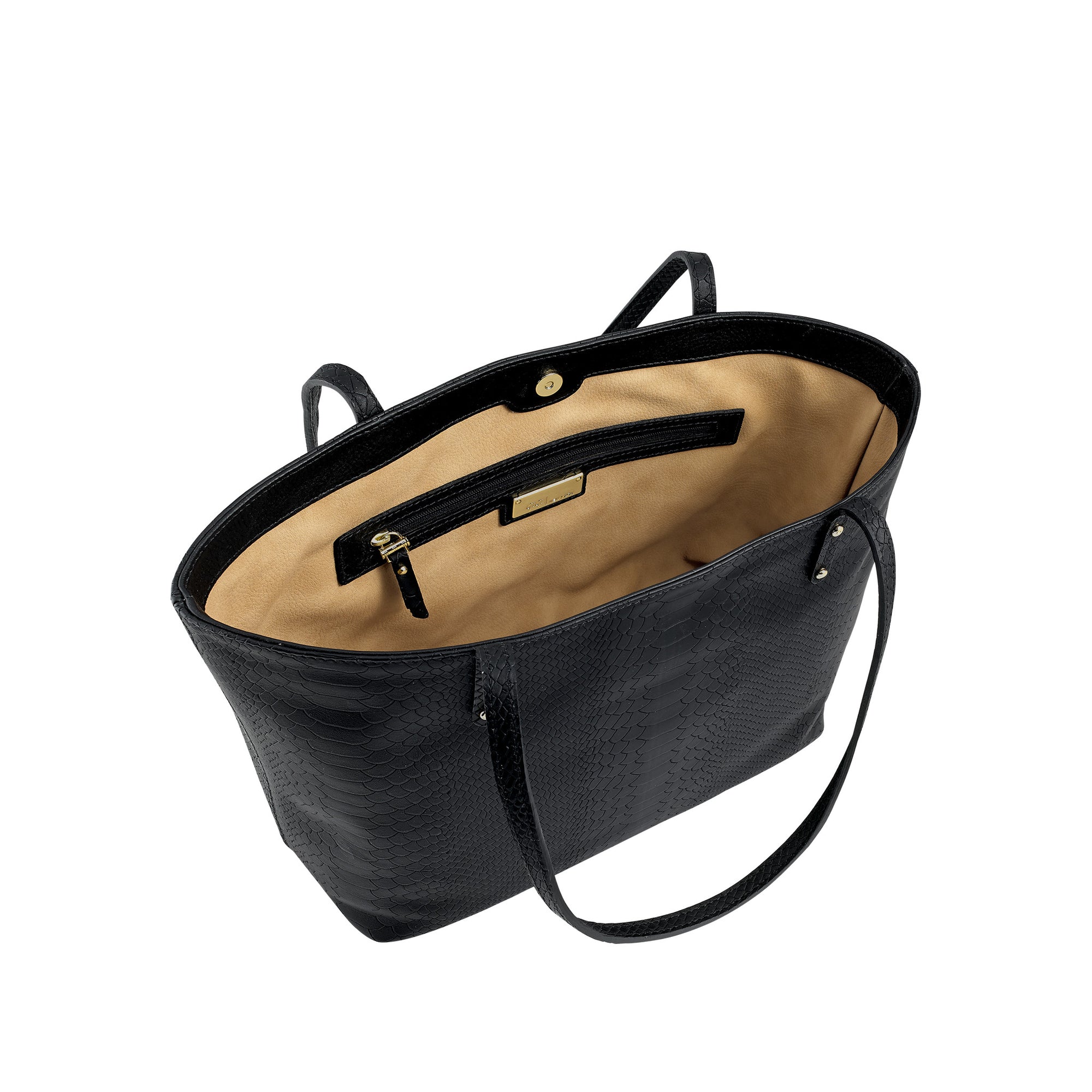 Gigi NY Python Leather Taylor Tote Bag